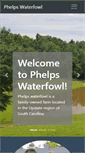 Mobile Screenshot of phelpswaterfowl.com